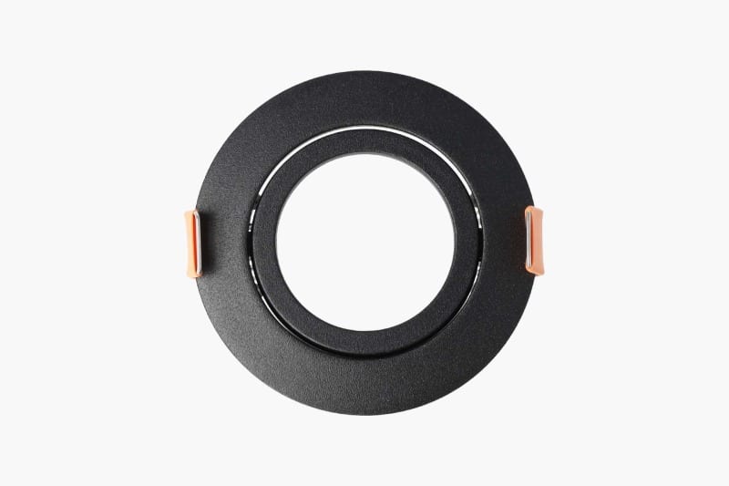 SMARTLED - LEO - Einbaurahmen - Schwarz, Cutout: 68mm, IP20, MR16