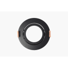 SMARTLED - LEO - Einbaurahmen - Schwarz, Cutout: 68mm, IP20, MR16