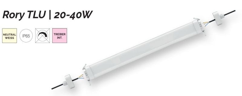 SMARTLED - LED Wannenleuchte Rory TLU 40-1200-840-120-IP65