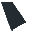 SMARTLED - LED Profil Cover BIG frost 6m schwarz