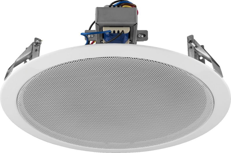 MONACOR - ELA-Deckenlautsprecher 100V 8'' 92dB 90-16000Hz ws