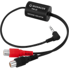 MONACOR - Massetrennfilter 20-30000Hz 1:1 2xCinch/2xKlinkenst. L:40cm