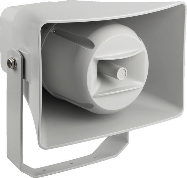 MONACOR - Hornlautsprecher 2Weg 100V 114dB 100-20000Hz IP66 passiv gr