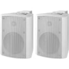 MONACOR - Lautsprecherset 2Weg 2x20W 60-20000Hz 1aktiv/1passiv 2Stk ws