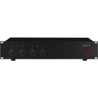 MONACOR - ELA-Verstärker 19'' 2HE 100V/16/8/4Ohm 4x50W 4Kanäle ClassD sw