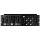 MONACOR - Matrix-Mischverstärker 100V/8/4Ohm 4x40W 4Zonen/5Kanäle sw