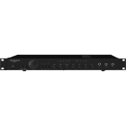 MONACOR - Universal-Stereo-Mischverstärker 19'' 1HE 2x50W Karaokef. sw