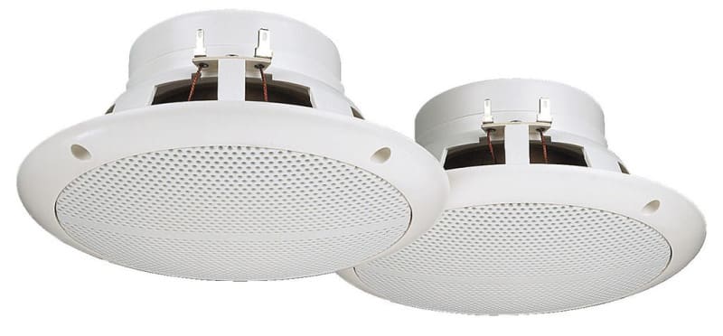MONACOR - Einbaulautsprecher 8Ohm 30W 87dB AußenDM18cm 2Stk ws
