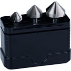 ALPEN-MAYKESTAG - Kassette 6-kant Senker Kunststofbox 3tlg DM:12.4/16.5/20.5mm
