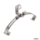 HERMI - Dachleitungshalter, Rd 8mm universal verstellbar 270-400mm Edelstahl