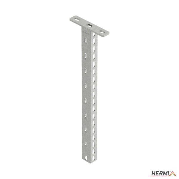 HERMI - Hängestiel, 800 mit angeschweißter Kopfplatte 145x30mm Stahl feuerverzinkt