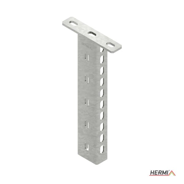 HERMI - Hängestiel, 300 mit angeschweißter Kopfplatte 145x30mm Stahl feuerverzinkt