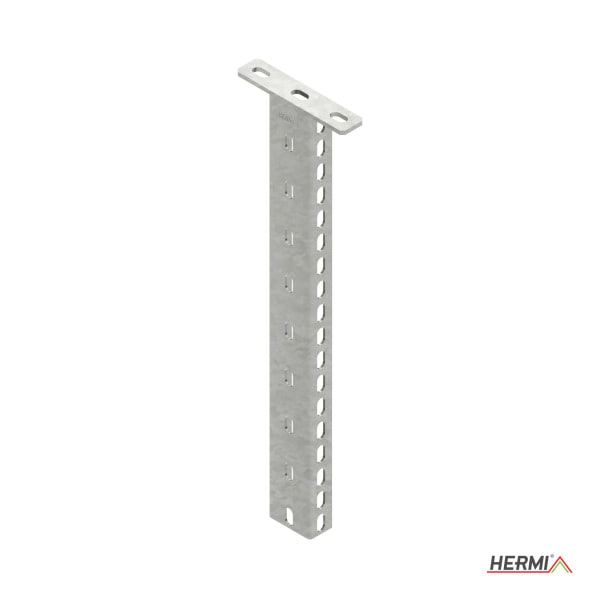 HERMI - Hängestiel, 500 mit angeschweißter Kopfplatte 145x30mm Stahl feuerverzinkt