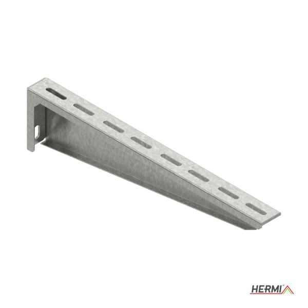 HERMI - Wandausleger, 410 für Kabelrinnen, Kabelleitern, Gitterrinnen max. Breite 400 mm