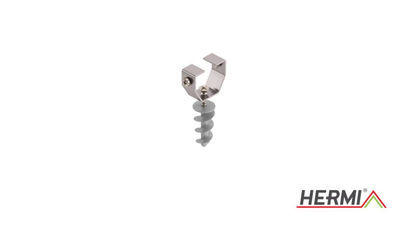 HERMI - Vertikalschutzhalter, f. Außenwände m. Wärmedämmung ?50mm säurebest. Edelstahl