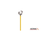 HERMI - Vertikalschutzhalter, f. Hohlwände m. Dämmung bis 140mm Edelstahl