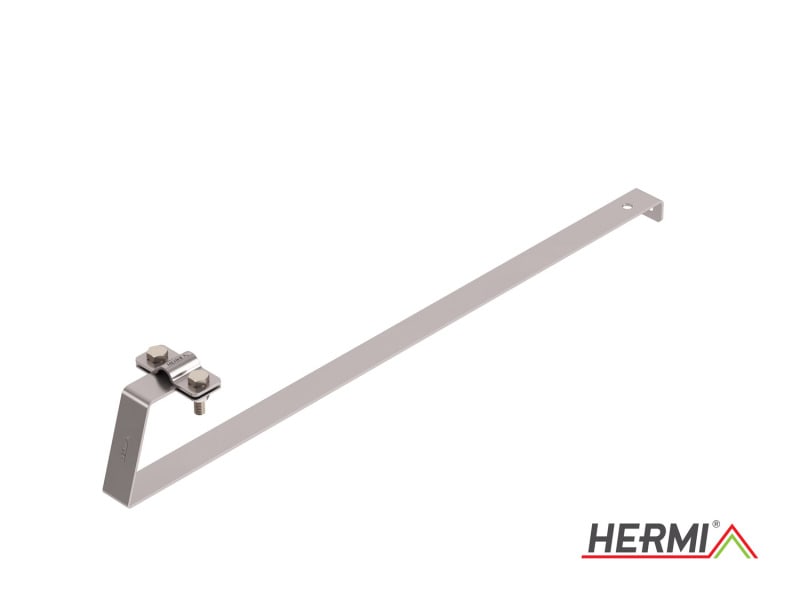 HERMI - Dachleitungsahlter, Rd 8-10mm f. Beton- und Ziegeldächer Edelstahl