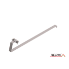 HERMI - Dachleitungshalter, flach 20x3mm f. Beton- und Ziegeldächer Edelstahl