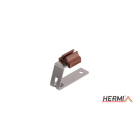HERMI - Dachleitungshalter, Rd 10 mm für Faserzementplatten Edelstahl Nylon