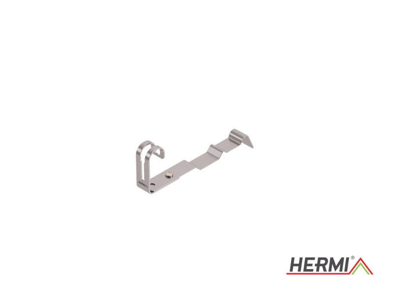 HERMI - Dachleitungshalter, Rd 8mm für Ziegelbedachungen Edelstahl
