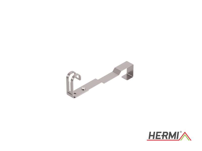 HERMI - Dachleitungshalter, Rd 8mm für Ziegelbedachungen säurebest. Edelstahl