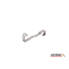 HERMI - Dachleitungshalter, Rd 8mm für Ziegelbedachungen säurebest. Edelstahl