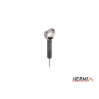 HERMI - Leitungshalter, flach bis 25x4 f. Holz- u. brennbare Wände schraubar Edelstahl