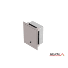 HERMI - Trennstellenkasten, 200x150x100 Unterputzmontage witterungsb. PVC/Edelstahl weiß