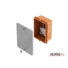 HERMI - Potentialausgleichsschiene im Kabelzweigkasten, 145x190x75 Leitung 7x16mm² PVC