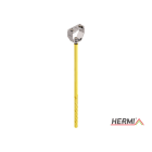 HERMI - Leitungshalter, flach bis 25x4 f. Hohlwände bis 200mm Dämmung m. Schraube, Dübel