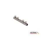 HERMI - Klemme, f. Rundleitungen Rd 8-10 mm L=80 Aluminium
