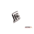 HERMI - Dachrinnenklemme, 48x68mm Rundleitung Rd 8-10mm inkl. Schraube M10 Edelstahl