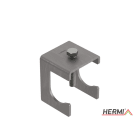 HERMI - Klemme, 50x35x45 mit Schraube M10 für Leitungen bis 40mm/<ø32 Fe