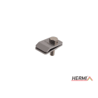 HERMI - Klemme, 2 Platten 20x32 inkl. Schraube, Mutter M6 Leitung 10-16mm² Edelstahl