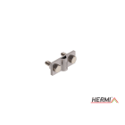 HERMI - Klemme, f. Erdung von Metallstrukt. m. Rund-/Flachleitungen m. Schraube, Mutter