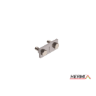 HERMI - Klemme, f. Erdung von Metallstrukt. m. Rund-/Flachleitungen m. Schraube, Mutter