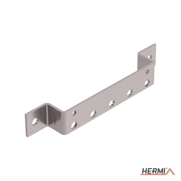 HERMI - Potentialausgleichsschiene, 210x30x3mm Anschlüsse 8x16mm-32² Edelstahl