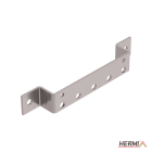 HERMI - Potentialausgleichsschiene, 210x30x3mm Anschlüsse 8x16mm-32² Edelstahl