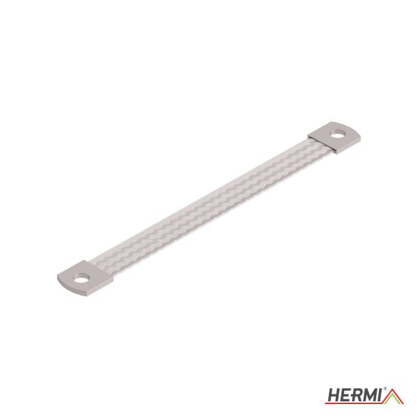 HERMI - Flexibles Verbindungselement, Leiter 200 mm Loch=8 mm Querschnitt 25 mm² CuSn