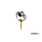 HERMI - Dachleitungshalter, f. isolierte Blitzableitung Schraube 50 mm Edelstahl