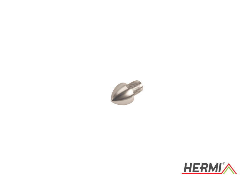 HERMI - Schlagspitze, f.den Abschluss des Profilstaberders POS K ø20 mm Edelstahl