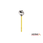 HERMI - Dachleitungshalter, f. isolierte Blitzableitung Schraube 200 mm Edelstahl