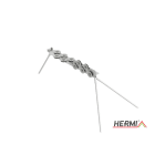 HERMI - Richtrollen, m. Dreibock f. Runddrähte Rd 6-10 mm Fe