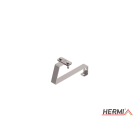 HERMI - Dachleitungshalter, flach 20x3mm f. Beton- und Ziegeldächer Edelstahl