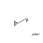 HERMI - Dachleitungshalter, Rd 8mm f. Beton u. Ziegeldächer Edelstahl Nylon grau