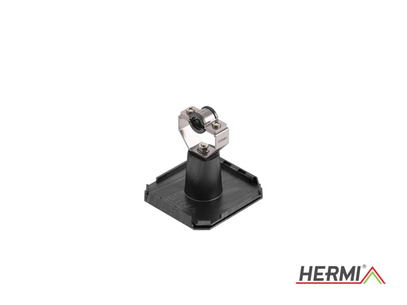 HERMI - Dachleitungshalter, f. isolierte Blitzableitung schraubar Edelstahl