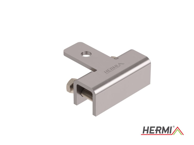 HERMI - Klemme, zur Erdung, Verbindung von Rund-/Flachleitung m. entsprechender Klemme