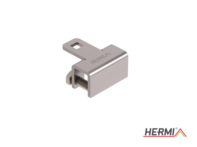 HERMI - Klemme, zur Erdung, Verbindung von Rund-/Flachleitung m. entsprechender Klemme