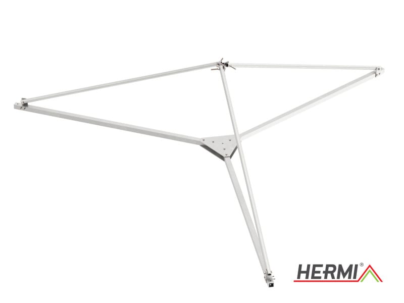 HERMI - Befestigungsset, zur Befestigung von LOP Fangstangen auf den Dach L=1350 Al