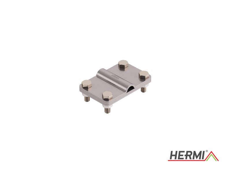 HERMI - Klemme, 3 Platten 58x90 inkl. Schrauben u. Muttern Leitungen 120 mm²/bis 60 mm
